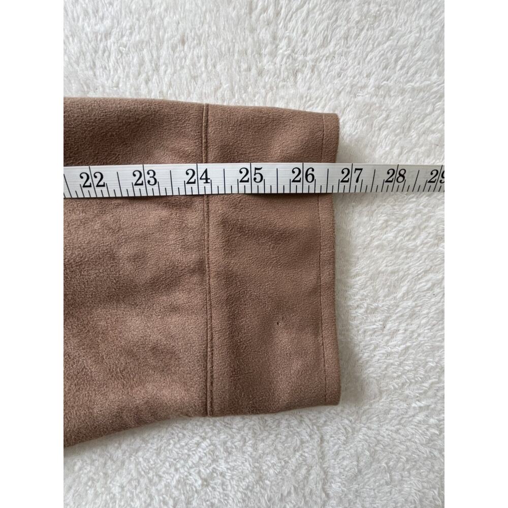 Tommy Hilfiger Men’s XXL Tan Brown Faux Suede Sherpa Lined Jacket - Picture 6 of 8